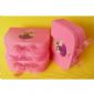 Pink Cardboard Luggage / Suitcase Box with Metal Closure and Handle for Childrens Toys small picture