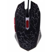 Adjustable 2400DPI 6 Buttons Optical USB Wired Gaming Game Mouse 7 Colors LED images