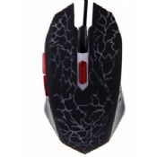 Adjustable 2400DPI 6 tombol optik USB kabel game permainan Mouse 7 warna LED images