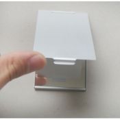 Aluminium cosmetic mirror images