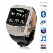 Multimedia Stainless Steel Quadband Watch Phone images