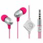 Metal Red Earphones with Mic small picture
