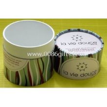Custom Paper Tube Box with Paper Cap and Bottom for Chocolate Bean, Candy, Coffee Packing images