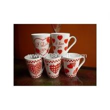 Newest lovely ceramic mugs with handpainted design in different size images