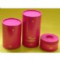 Customized / OEM Pink Velvet Foam Holder, Rigid Cardboard Cosmetic Paper Tubes small picture