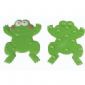 Frosch geformt 3 Silikon TPR Temperatur ändern Farbe Mini Duschbad Gummimatte small picture