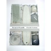 Fekete / szürke / fehér füstölő ajándékszettek, 4db SKH kő gyertya images