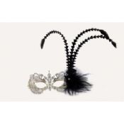 Black Filigree Metal Venetian Masks images