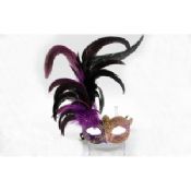 Máscaras venecianas de carnaval de pluma images