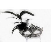 Ręcznie malowane maski weneckie Glitter Masquerade images