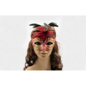 Red Veil Mask With Classy Stone images