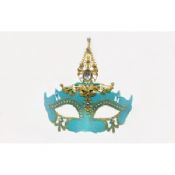 Unique Swarovski Crystal Plastic Carnival Venetian Masks images