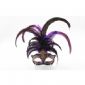 Feather Carnival Venetian Masks With Crystal Masquerade Mask For Party small picture