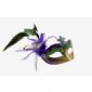 Plastic Colombina Masquerade Venetian Masks with Feather For Halloween small picture