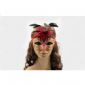 Red Veil Mask With Classy Stone small picture