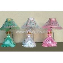 Green Antique Porcelain Doll For Female Decorative Table Lamps images