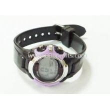 Black Digital Silicone Jelly Watch images