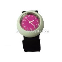 Black wristband white case slap watch images