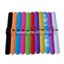 Bussiness Promotion Gift Silicon Gel Digital Slap Bracelet Watch images