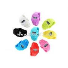 Multicolor hot selling waterproof jelly silicone sports unisex watch images