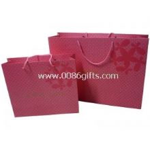 Recyclable Ayilian Pink 210g Artpaper Shopping Bag images