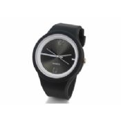 Black Silicone Wristband Watches images