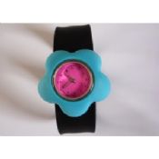 Flower shape slap watch images