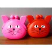 Red Cat Silicone Coin Purse images