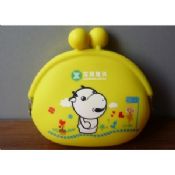 Snoopy silikone gummi mønt pung images