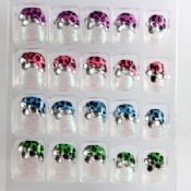 Glass stone Kids Fake Nails images