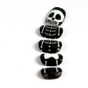 Halloween niños falsos clavos con impresión en negro de fiesta images