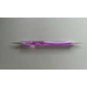 Easy use Purple nail art dotter Metal and plastic Nail Art Tool images