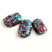 Glitter professional fake nails images