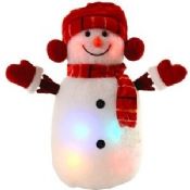 PVC οδήγησε αναβοσβήνει χιονάνθρωπος παραδοσιακών Χριστουγεννιάτικα διακοσμητικά παιχνίδια φωτισμού images