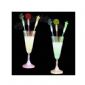 230ml röd, blå, jade, gul, multicolor led blinkande champagne cup för guest house small picture