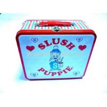 Cute Cartoon Metal Tin Container Hinge Box images