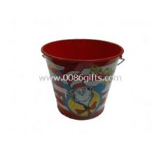 Metal Tin Bucket With Handle images