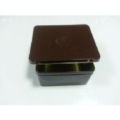 Metal Black Square Tin Containers images