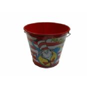 Metal Tin Bucket With Handle images