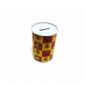 Metal Piggy Round Tin Coin Box small picture