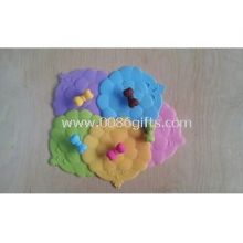 Custom silicone cup seal lids images