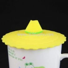 Fruit logo yellow lids silicone cup top cover images