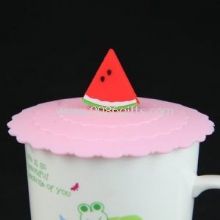 Frukt vattenmelon logotyp silikon cup lock topplock images