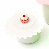 Cake logo canopy silicone cup lids images