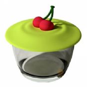 Couvercles top de fruits pomme silicone coupe images