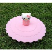 Hello kitty καπάκια ωραία σιλικόνης Κύπελλο Καπάκια images
