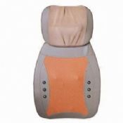 Leher dan punggung bantal pijat dengan pemanas, terapi magnet, bantal leher tinggi Adjustable images