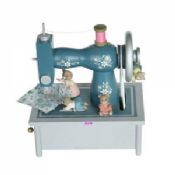 Wooden sewing machine images