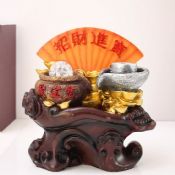 A thriving business running water fountain resin handicraft images