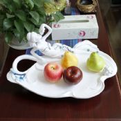 White beauty fruit tray images